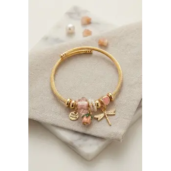 Yusufçuk ve Pembe Charmlı Bileklik