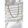 14K Gold Renk Kaplama Burgu Model CM Kadın Kolye