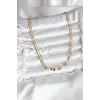 14K Gold Renk Kaplama Model CM Kadın Kolye