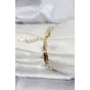 14K Gold Renk Kaplama Zincir Model CM Kadın Bileklik