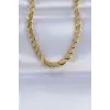 316L Çelik Gold Renk Arpa Model Kolye