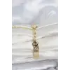 316L Çelik Gold Renk Labirent Model Kadın Bileklik