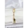 316L Çelik Gold Renk Pullu Zincir Model Kadın Bileklik