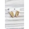 316L Çelik Gold Renk Vintage Kadın Küpe