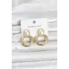 316L Çelik Gold Renk Vintage Model Kadın Küpe