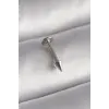 316L Çelik Gümüş Renk Çivi Model Piercing