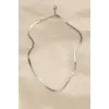 316L Çelik Silver Renk 45 cm İtalyan Zincir Model Kadın Kolye