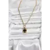 316L Çelik Zincir Gold Renk Vintage Model Kadın Kolye