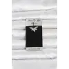 316L Cerrahi Çelik Zirkon Taşlı Göbek Piercing
