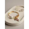 Beyaz Damla Model Charmlı Bileklik