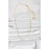 CM 14K Gold Renk Burgu Model 60 cm Kadın Kolye