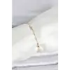 CM 14K Gold Renk Damla Topçuk Model Kadın Bileklik