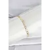 CM 14K Gold Renk Halka Zincir Model Kadın Bileklik