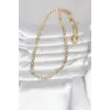 CM 14K Gold Renk Kalın Zincir Model 60 cm Kadın Kolye
