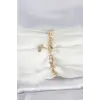 CM 14K Gold Renk Kalın Zincir Model Kadın Bileklik