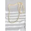 CM 14K Gold Renk Top Zincirli Model 60 cm Kadın Kolye