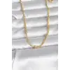 CM 14K Gold Renk Topçuk Model 60 cm Kadın Kolye