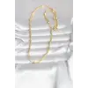 CM 14K Gold Renk Topçuk Model 60 cm Kadın Kolye