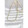 CM 14K Gold Renk Yılan Zincir Model 60 cm Kadın Kolye