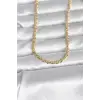 CM 14K Gold Renk Zincir Model 60 cm Kadın Kolye