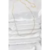 CM 14K Gold Renk Zincirli 60 cm Kadın Kolye