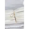 CM 14K Gold Renk Zincirli Model Kadın Bileklik