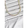 CM Yassı Yılan Zincir Model 60 cm Kadın Kolye