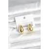 Gold Renk Damla Küpe 24 mm