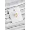 Gold Renk Pirinç Diken Model Kıkırdak Earcuff Küpe