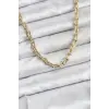 Gold Renk Pirinç Tifani Model Kadın Kolye