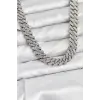 Pirinç Cuba Chain Gurmet Model Kolye