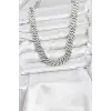 Pirinç Cuba Chain Gurmet Model Kolye