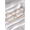 Pirinç Gold Renk Kalp Model Kadın Küpe
