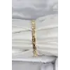 Pirinç Gold Renk Kalpli Model Kadın Bileklik