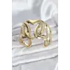 Pirinç Gold Renk Vintage Kadın Bileklik