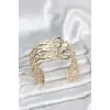 Pirinç Gold Renk Vintage Model Kadın Bileklik