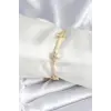 Pirinç Gold Renk Yıldız Model Kadın Bileklik