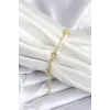 Pirinç Gold Renk Yıldız Model Kadın Bileklik