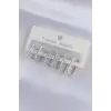 Pirinç Gümüş Renk Dikdörtgen Model Küpe Seti
