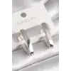 Pirinç Gümüş Renk Kadın Küpe