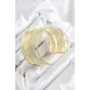 Pirinç Tel Sarma Model Gold Renk Kadın Bileklilk