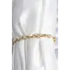 Pirinç VIP Seri Gold Renk Topçuk Model Kadın Bileklik