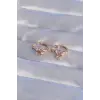 XUPİNG Rose Renk Zirkon Taşlı Halka Küpe