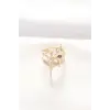Yıldız Model Gold Renk Ayarlanabilir Yüzük
