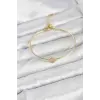 Yonca Model Gold Renk Kadın Bileklik