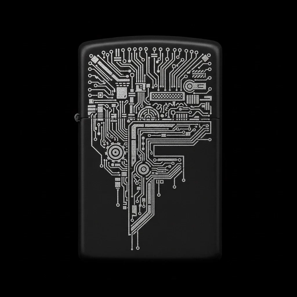 Zippo Ejderha Figürlü F Harfli Tasarım - V97