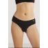 Kom Polka Brazilian Tekli Külot - Siyah
