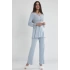 Pierre Cardin Kadın Penye Dantelli Pijama Takımı 1241 - Mist