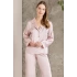 Pierre Cardin Saten Biyeli Pijama Takımı 1200 - Pudra