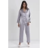 Pierre Cardin Saten Biyeli Pijama Takımı 1200 - Royal